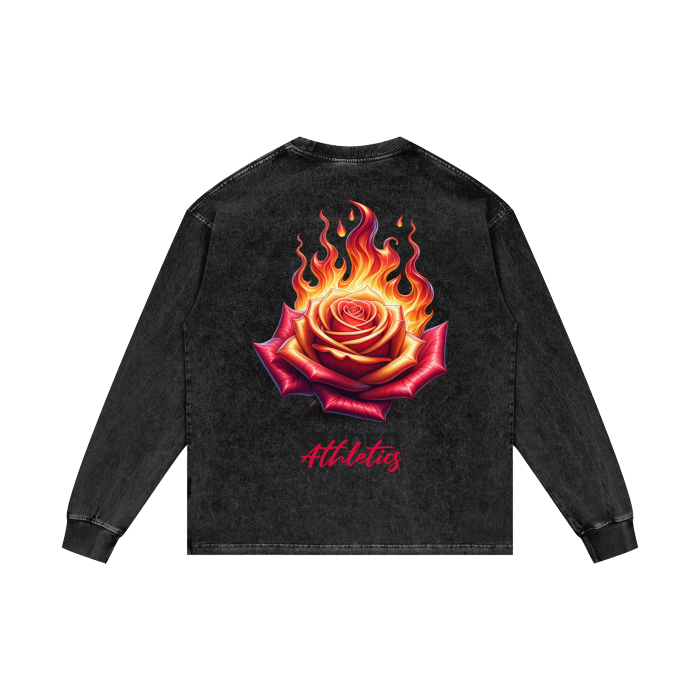 Fitnah فتنة Flames Long Sleeve Tee