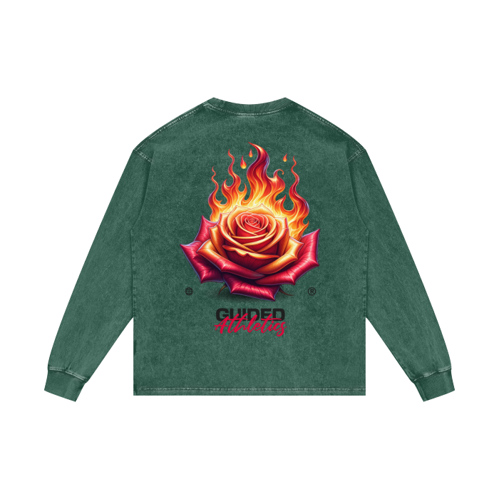 Fitnah فتنة Flames Long Sleeve Tee