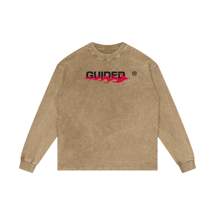 Fitnah فتنة Flames Long Sleeve Tee