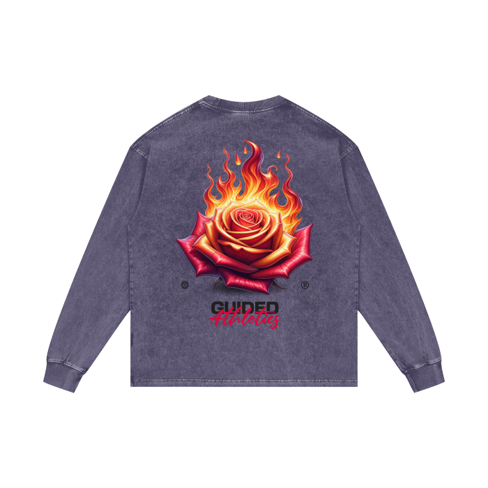 Fitnah فتنة Flames Long Sleeve Tee