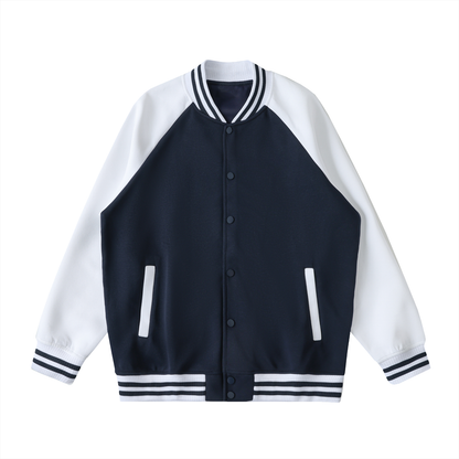 $1,000,000 For Palestine LIMITED Two Tone Raglan Sleeve Varsity Jacket