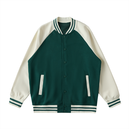 $1,000,000 For Palestine LIMITED Two Tone Raglan Sleeve Varsity Jacket