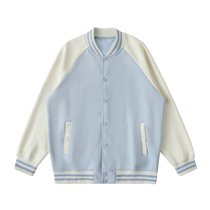 $1,000,000 For Palestine LIMITED Two Tone Raglan Sleeve Varsity Jacket